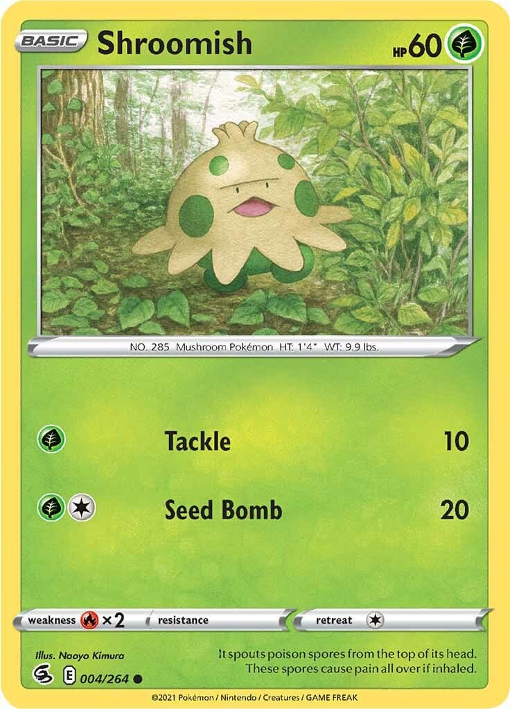 Shroomish (004/264) [Sword & Shield: Fusion Strike] Pokemon Single Pokémon  | Multizone: Comics And Games