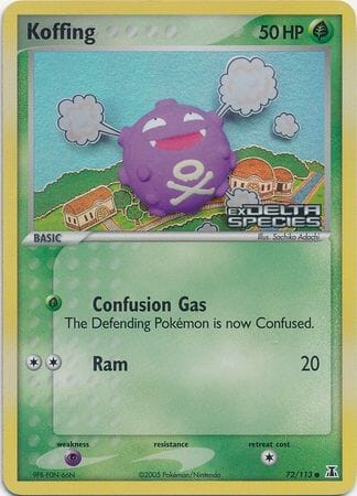 Koffing (72/113) (Stamped) [EX: Delta Species] Pokemon Single Pokémon  | Multizone: Comics And Games