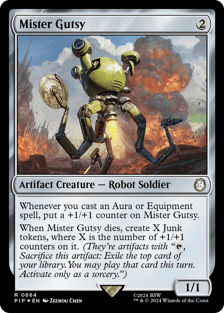 Mister Gutsy (Surge Foil) [Fallout] MTG Single Magic: The Gathering  | Multizone: Comics And Games