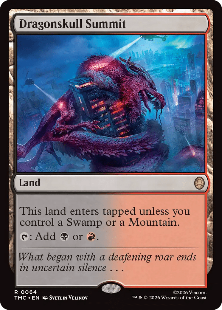Dragonskull Summit [Teenage Mutant Ninja Turtles Commander] MTG Single Magic: The Gathering  | Multizone: Comics And Games