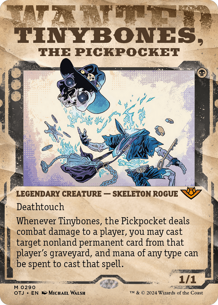 Tinybones, the Pickpocket (Showcase) [Outlaws of Thunder Junction] MTG Single Magic: The Gathering  | Multizone: Comics And Games