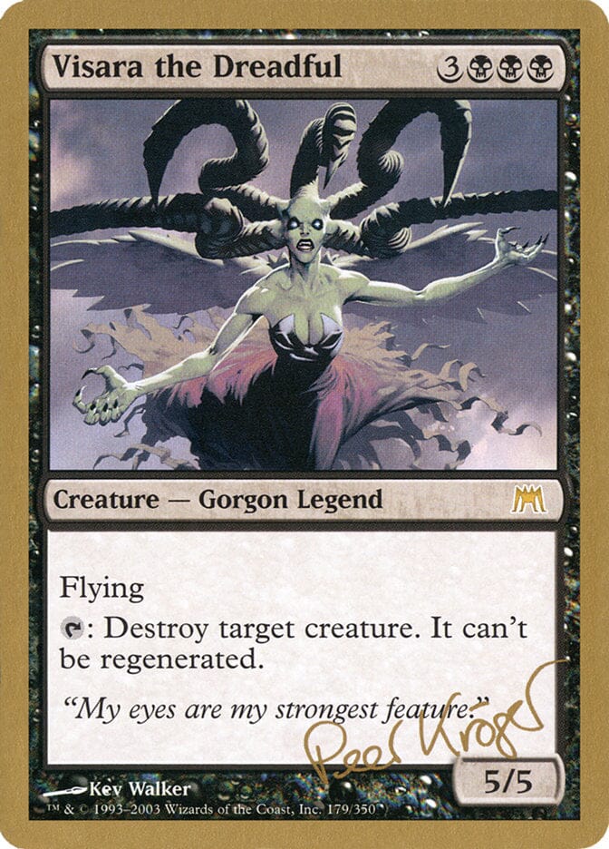 Visara the Dreadful (Peer Kroger) [World Championship Decks 2003] MTG Single Magic: The Gathering  | Multizone: Comics And Games