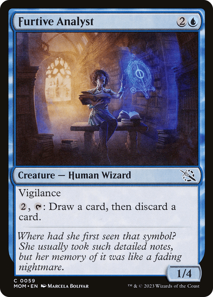 Furtive Analyst [March of the Machine] MTG Single Magic: The Gathering  | Multizone: Comics And Games