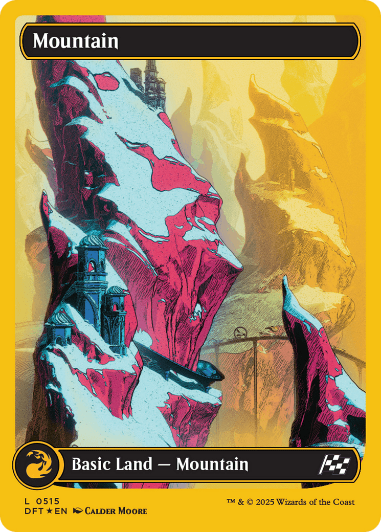 Mountain (0515) (First-Place Foil) [Aetherdrift] MTG Single Magic: The Gathering  | Multizone: Comics And Games