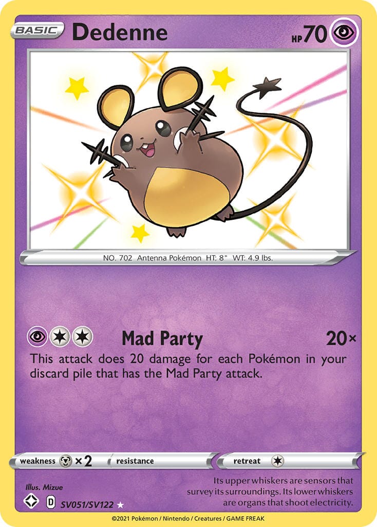 Dedenne (SV051/SV122) [Sword & Shield: Shining Fates] Pokemon Single Pokémon  | Multizone: Comics And Games