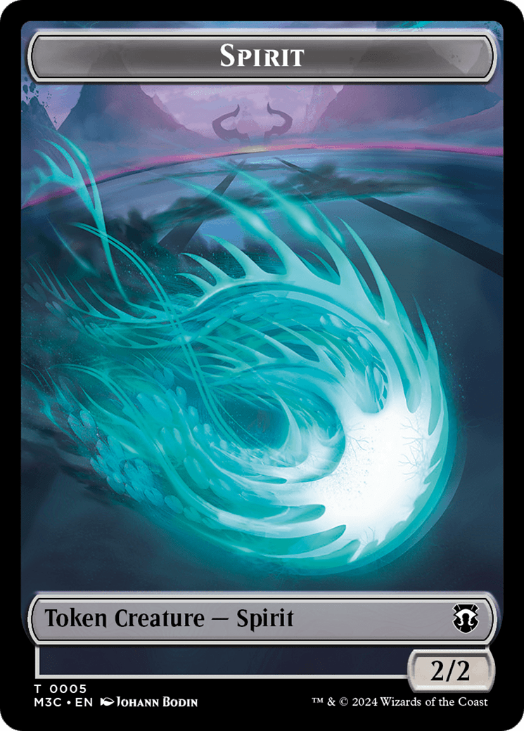 Eldrazi (Ripple Foil) // Spirit Double-Sided Token [Modern Horizons 3 Commander Tokens] MTG Single Magic: The Gathering  | Multizone: Comics And Games