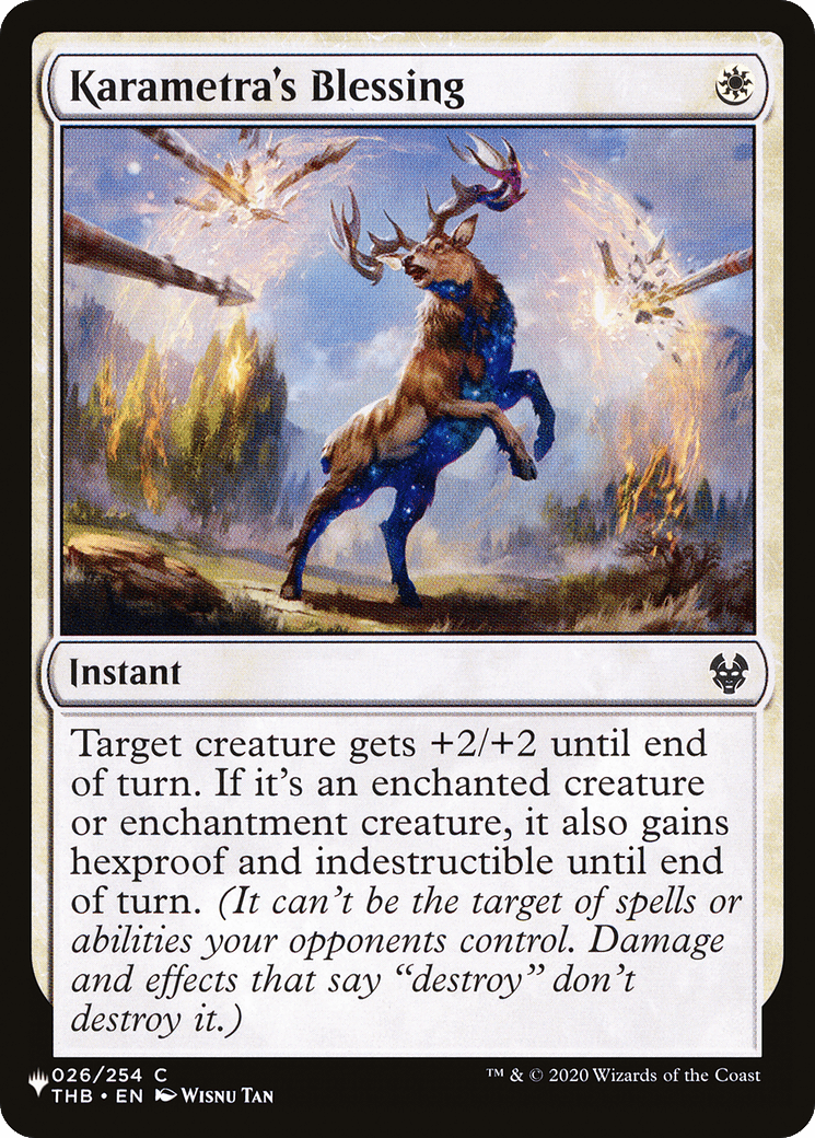 Karametra's Blessing [The List] MTG Single Magic: The Gathering  | Multizone: Comics And Games