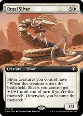 Regal Sliver (Extended Art) [Commander Masters] MTG Single Magic: The Gathering  | Multizone: Comics And Games