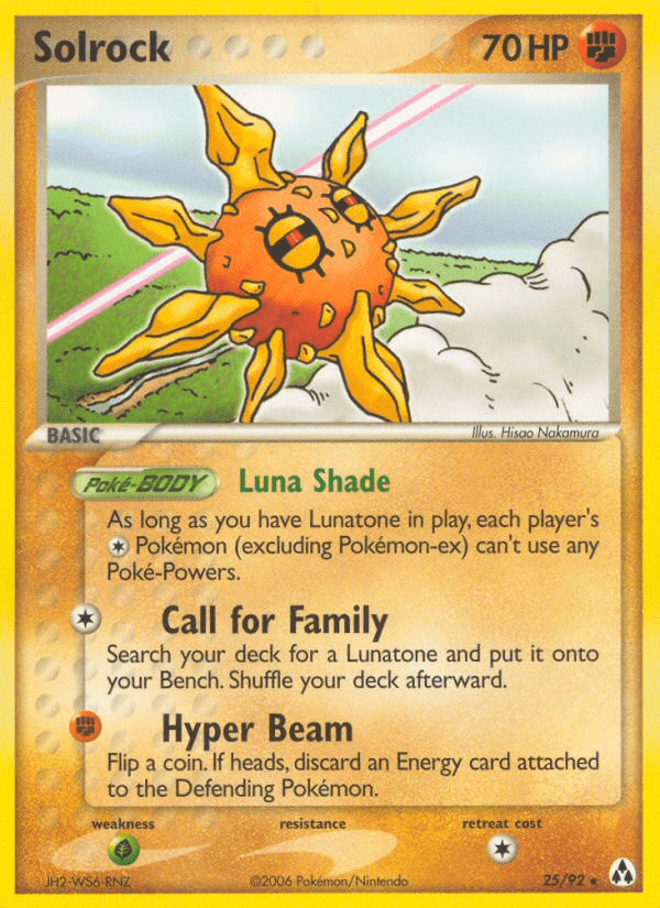 Solrock (25/92) [EX: Legend Maker] Pokemon Single Pokémon  | Multizone: Comics And Games