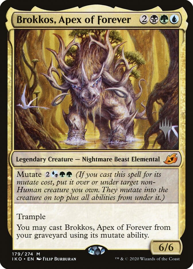 Brokkos, Apex of Forever (Promo Pack) [Ikoria: Lair of Behemoths Promos] MTG Single Magic: The Gathering  | Multizone: Comics And Games