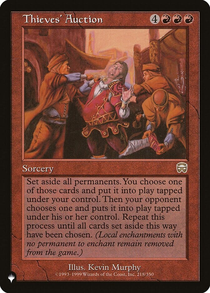 Thieves' Auction [The List] MTG Single Magic: The Gathering  | Multizone: Comics And Games