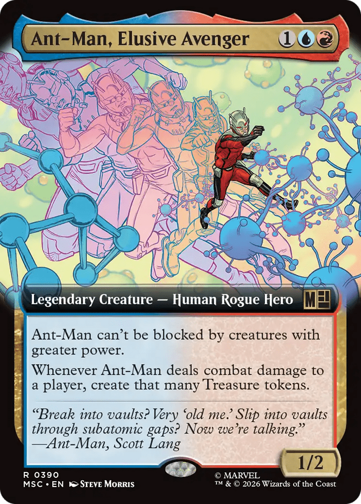 Ant-Man, Elusive Avenger (Extended Art) [Marvel Super Heroes Commander] MTG Single Magic: The Gathering  | Multizone: Comics And Games