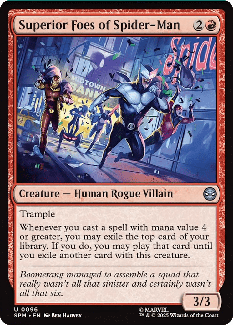 Superior Foes of Spider-Man [Marvel's Spider-Man] MTG Single Magic: The Gathering  | Multizone: Comics And Games