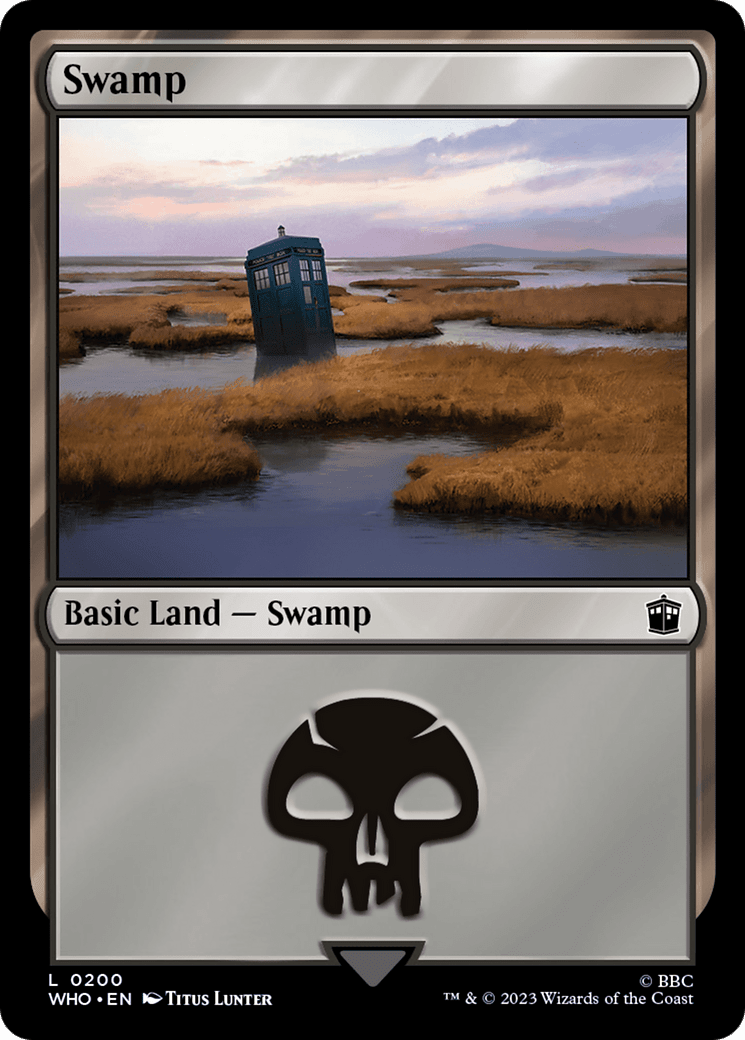 Swamp (0200) [Doctor Who] MTG Single Magic: The Gathering  | Multizone: Comics And Games