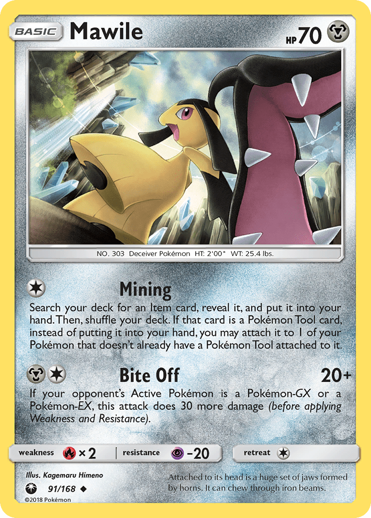 Mawile (91/168) [Sun & Moon: Celestial Storm] Pokemon Single Pokémon  | Multizone: Comics And Games