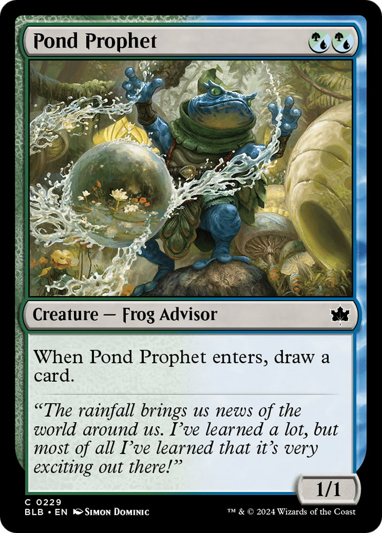 Pond Prophet [Bloomburrow] | Multizone: Comics And Games