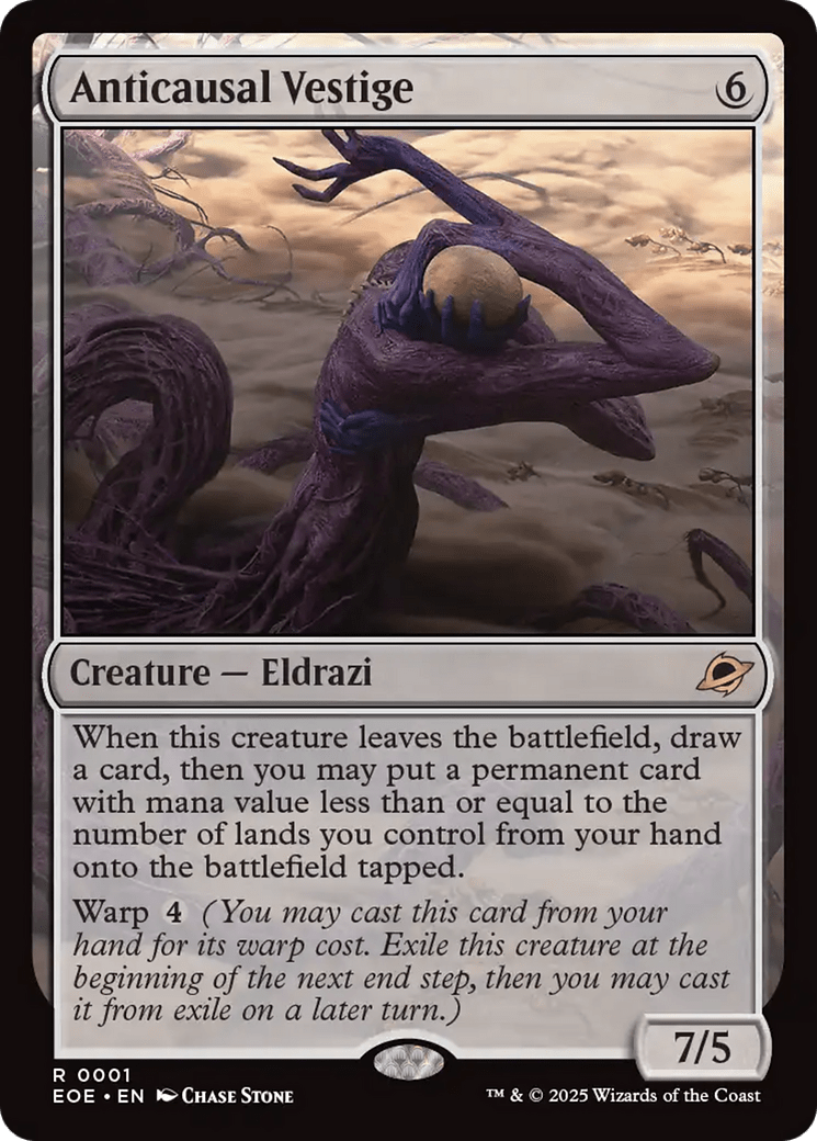Anticausal Vestige [Edge of Eternities] MTG Single Magic: The Gathering  | Multizone: Comics And Games