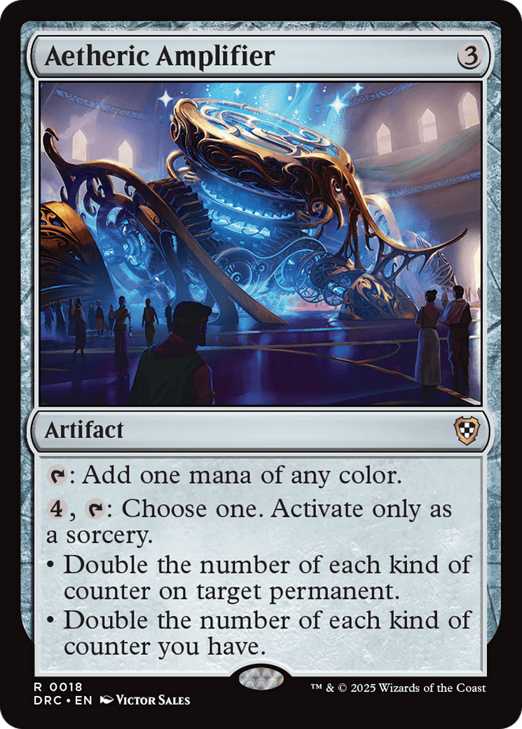 Aetheric Amplifier [Aetherdrift Commander] MTG Single Magic: The Gathering  | Multizone: Comics And Games