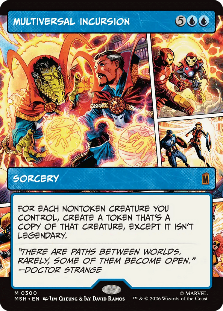 Multiversal Incursion (Borderless) [Marvel Super Heroes] | Multizone: Comics And Games