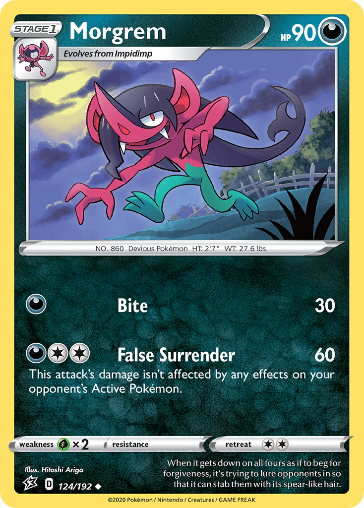 Morgrem (124/192) [Sword & Shield: Rebel Clash] Pokemon Single Pokémon  | Multizone: Comics And Games