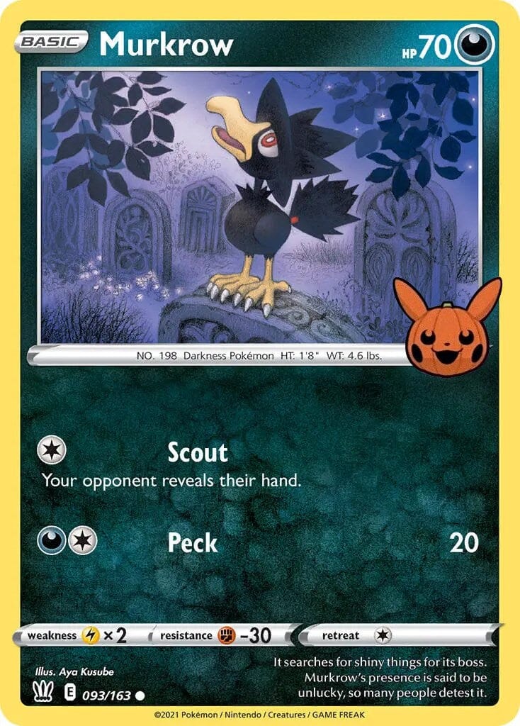 Murkrow (093/163) [Trick or Trade] Pokemon Single Pokémon  | Multizone: Comics And Games