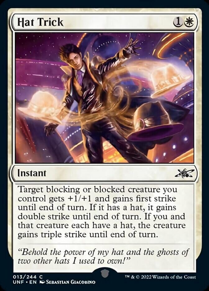 Hat Trick [Unfinity] MTG Single Magic: The Gathering  | Multizone: Comics And Games