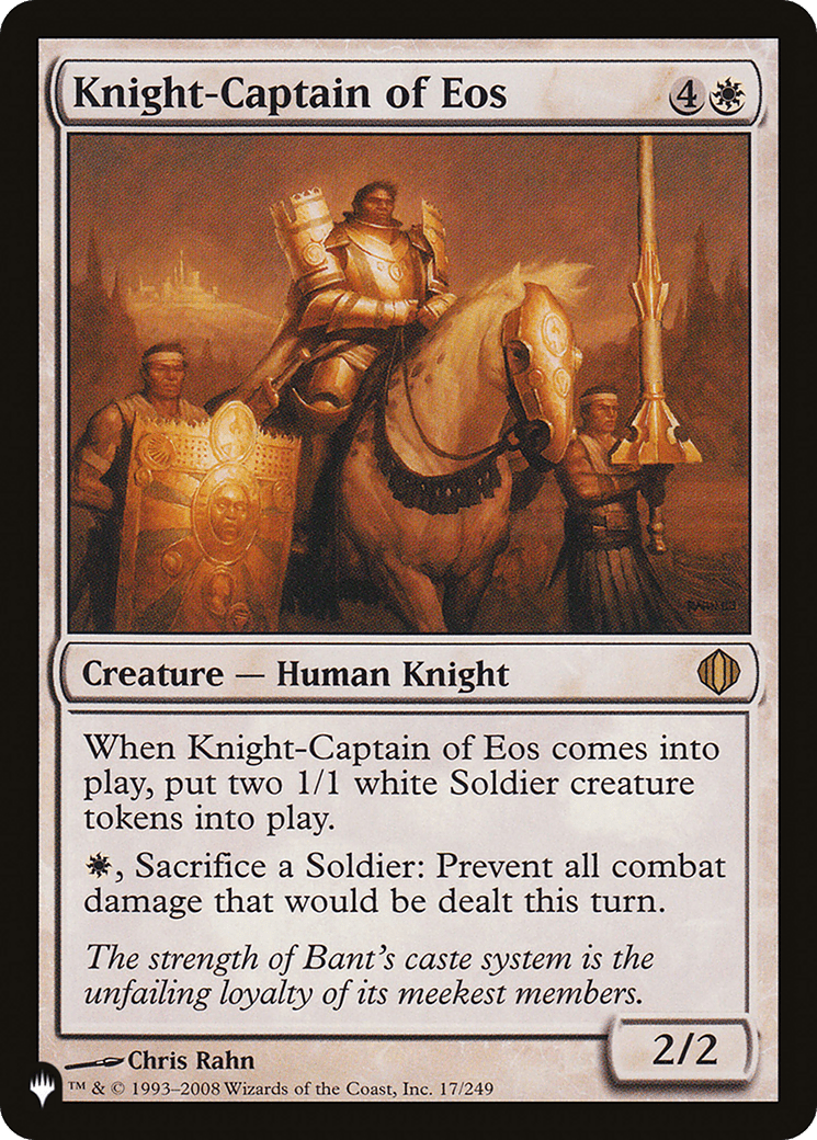 Knight-Captain of Eos [The List] MTG Single Magic: The Gathering  | Multizone: Comics And Games