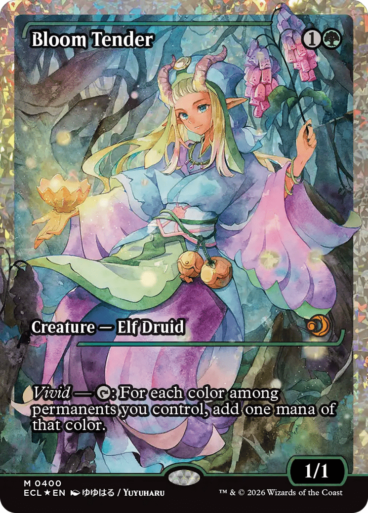 Bloom Tender (0400) (Showcase) (Fracture Foil) [Lorwyn Eclipsed] MTG Single Magic: The Gathering  | Multizone: Comics And Games