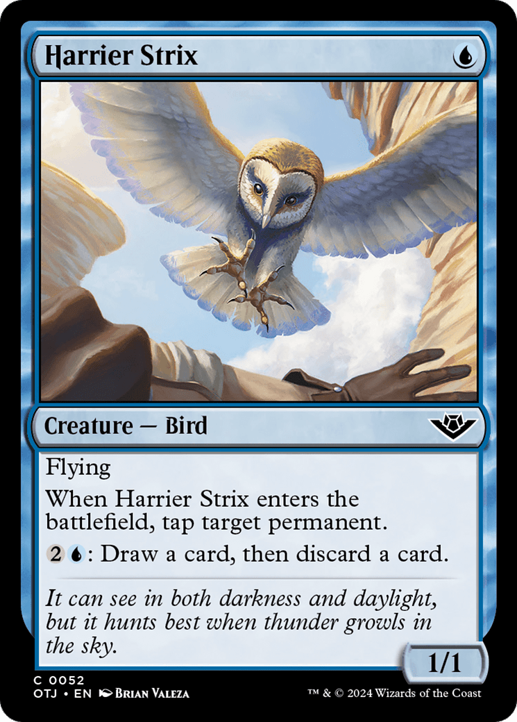 Harrier Strix [Outlaws of Thunder Junction] MTG Single Magic: The Gathering  | Multizone: Comics And Games