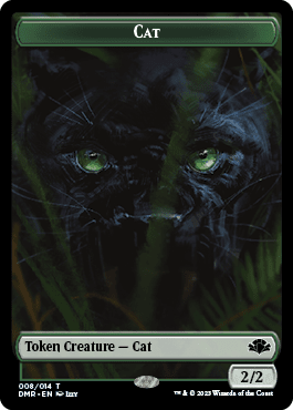 Insect // Cat (008) Double-Sided Token [Dominaria Remastered Tokens] MTG Single Magic: The Gathering  | Multizone: Comics And Games
