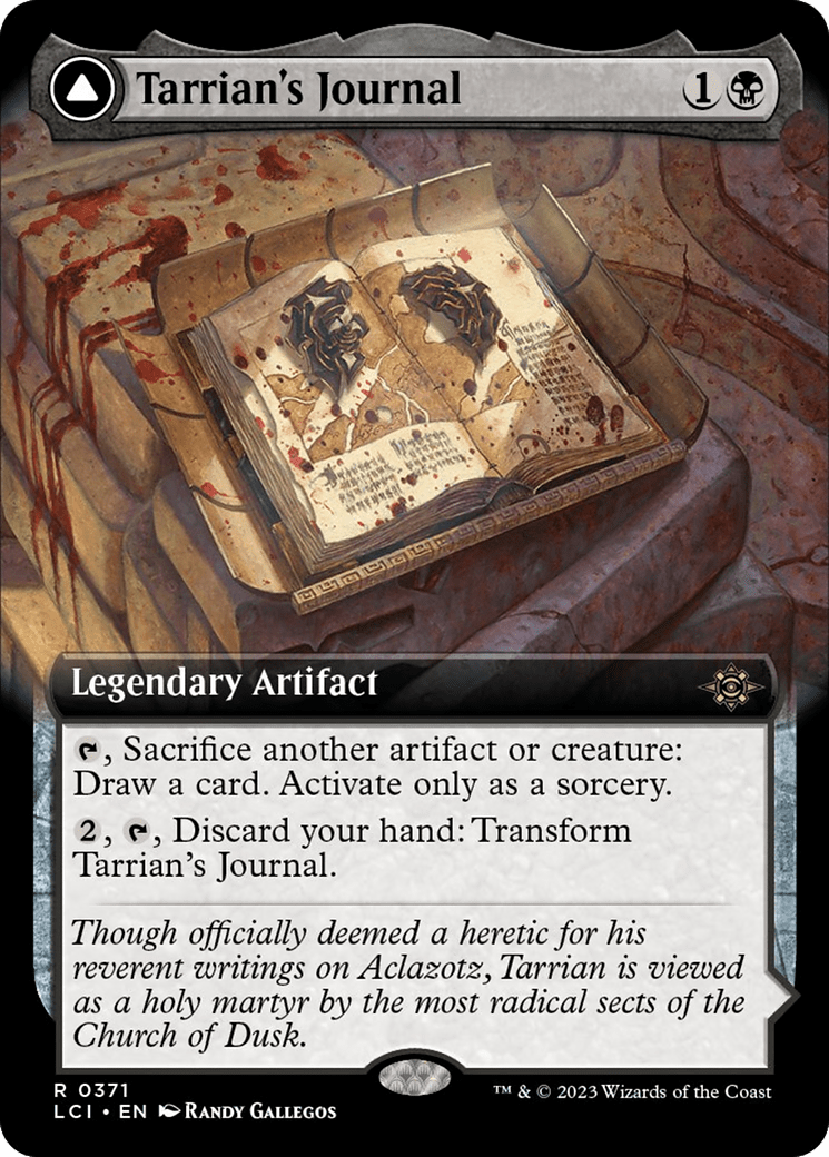 Tarrian's Journal // The Tomb of Aclazotz (Extended Art) [The Lost Caverns of Ixalan] MTG Single Magic: The Gathering  | Multizone: Comics And Games