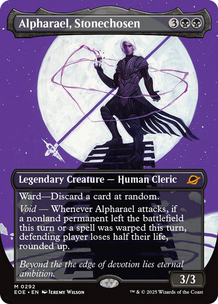 Alpharael, Stonechosen (Borderless) [Edge of Eternities] MTG Single Magic: The Gathering  | Multizone: Comics And Games