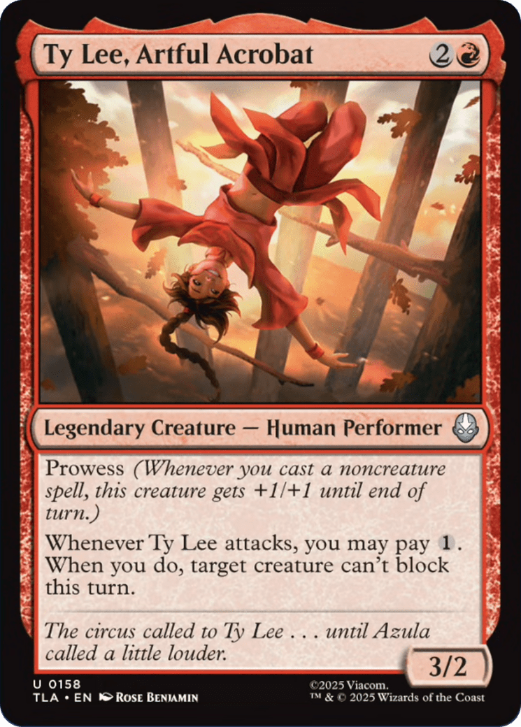 Ty Lee, Artful Acrobat [Avatar: The Last Airbender] MTG Single Magic: The Gathering  | Multizone: Comics And Games