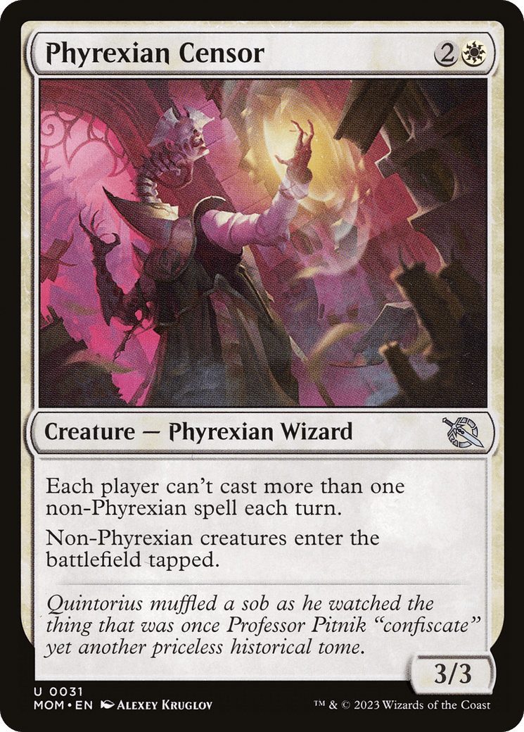 Phyrexian Censor [March of the Machine] MTG Single Magic: The Gathering  | Multizone: Comics And Games