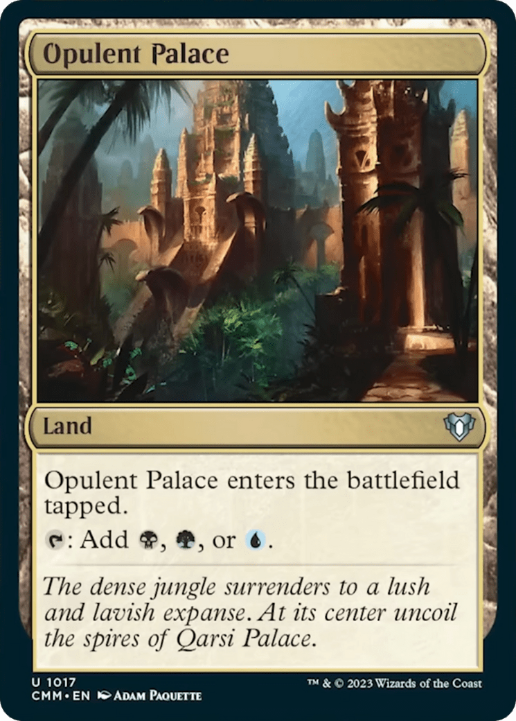 Opulent Palace [Commander Masters] MTG Single Magic: The Gathering  | Multizone: Comics And Games