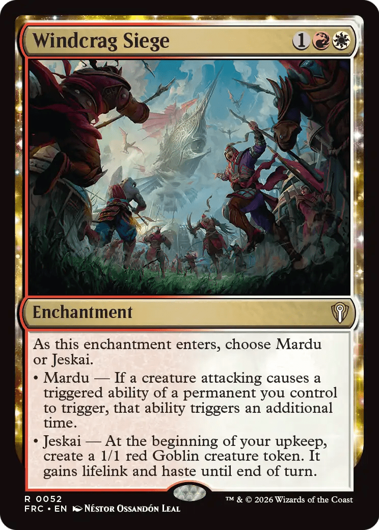 Windcrag Siege [Reality Fracture Commander] MTG Single Magic: The Gathering  | Multizone: Comics And Games