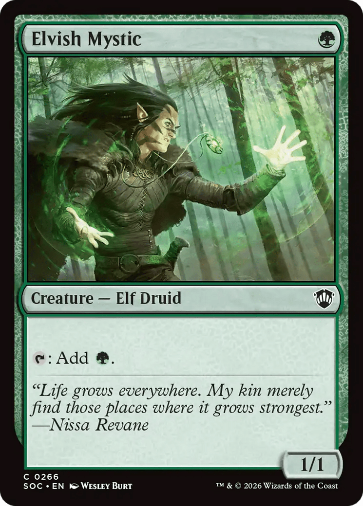 Elvish Mystic [Secrets of Strixhaven Commander] MTG Single Magic: The Gathering  | Multizone: Comics And Games