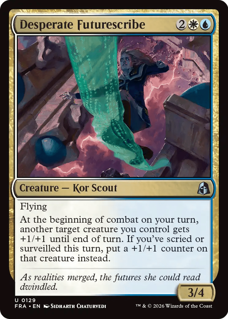 Desperate Futurescribe [Reality Fracture] MTG Single Magic: The Gathering  | Multizone: Comics And Games