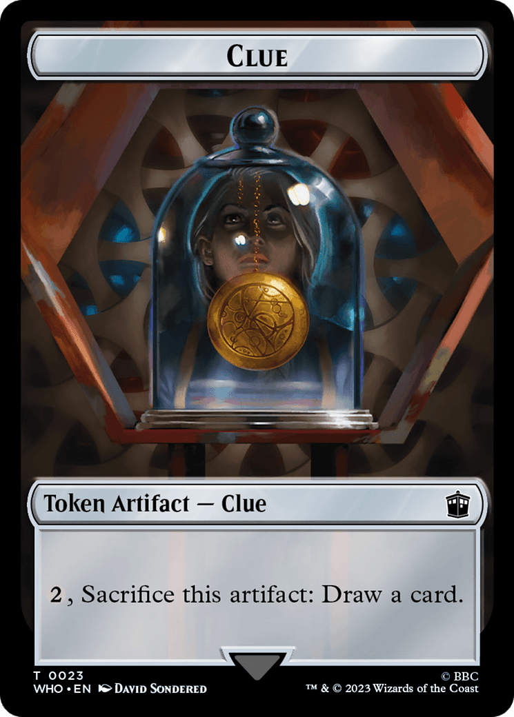 Dalek // Clue (0023) Double-Sided Token [Doctor Who Tokens] MTG Single Magic: The Gathering  | Multizone: Comics And Games