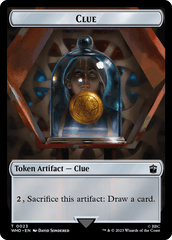 Dalek // Clue (0023) Double-Sided Token [Doctor Who Tokens] MTG Single Magic: The Gathering  | Multizone: Comics And Games