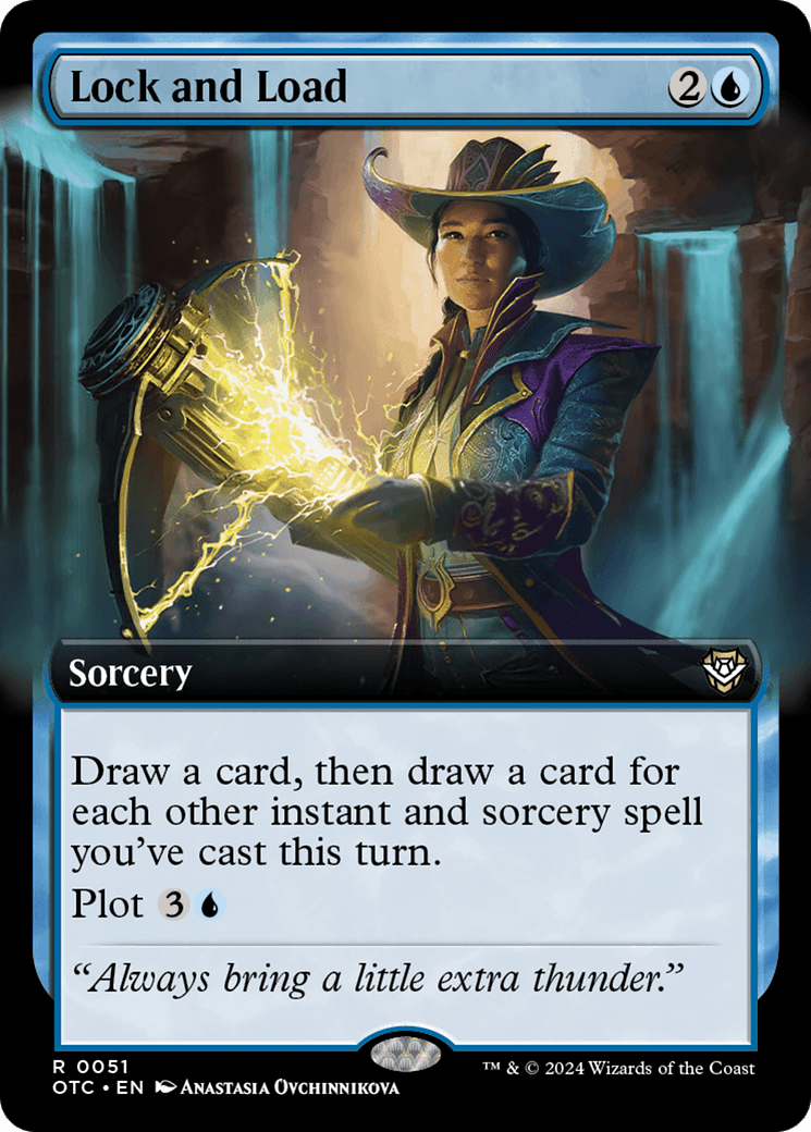 Lock and Load (Extended Art) [Outlaws of Thunder Junction Commander] MTG Single Magic: The Gathering  | Multizone: Comics And Games
