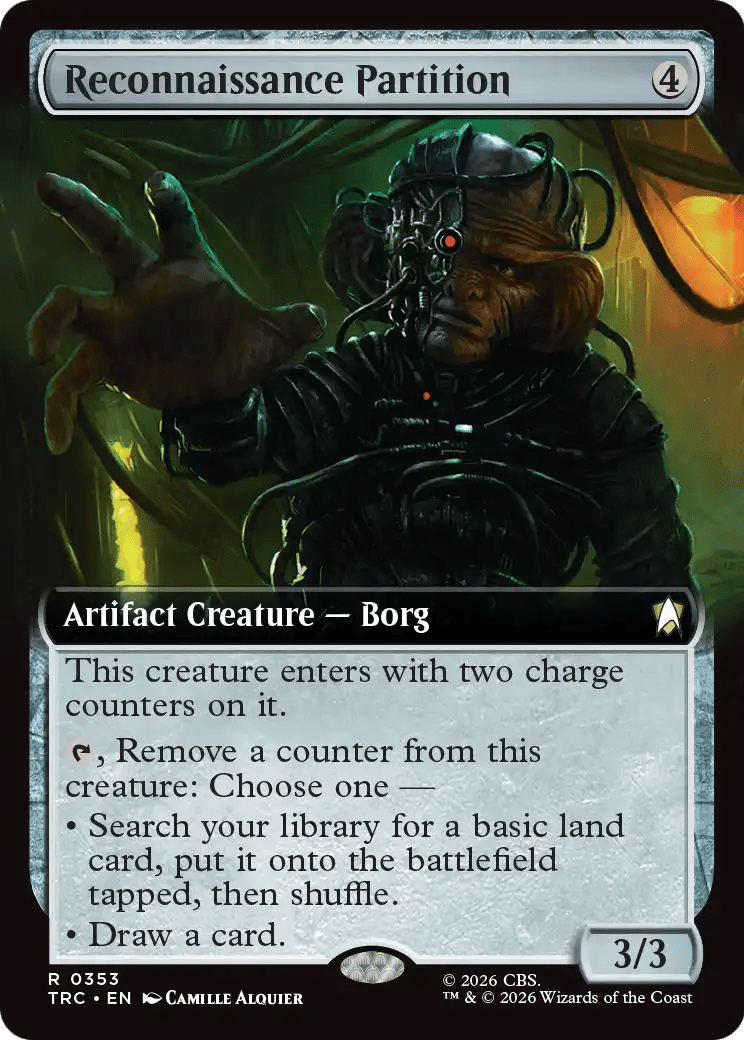 Reconnaissance Partition (Extended Art) [Star Trek Commander] MTG Single Magic: The Gathering  | Multizone: Comics And Games