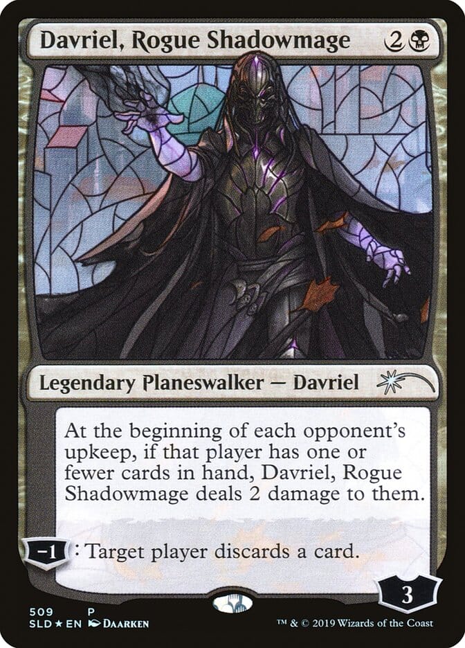 Davriel, Rogue Shadowmage (Stained Glass) [Secret Lair Drop Promos] MTG Single Magic: The Gathering  | Multizone: Comics And Games