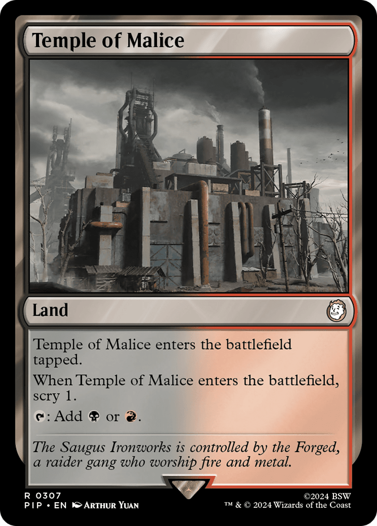 Temple of Malice [Fallout] MTG Single Magic: The Gathering  | Multizone: Comics And Games