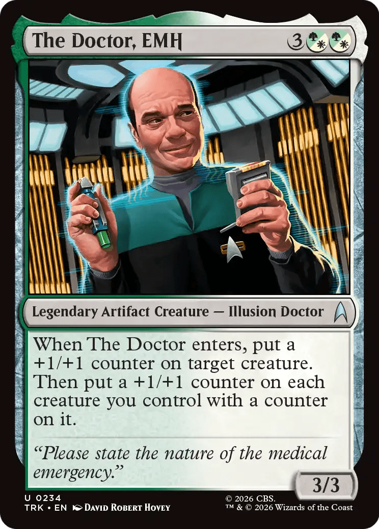 The Doctor, EMH [Star Trek] MTG Single Magic: The Gathering  | Multizone: Comics And Games