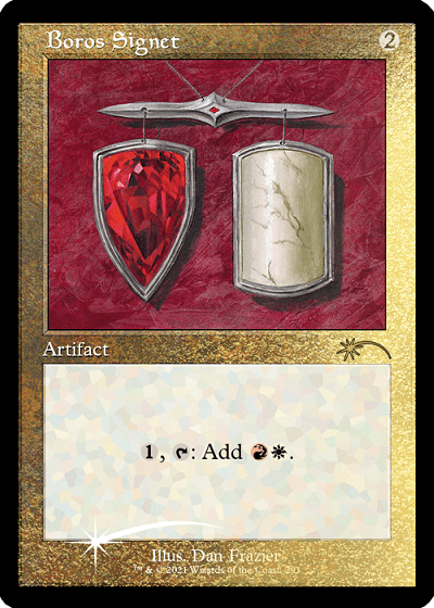 Boros Signet (Retro) (Foil Etched) [Secret Lair Drop Series] MTG Single Magic: The Gathering  | Multizone: Comics And Games