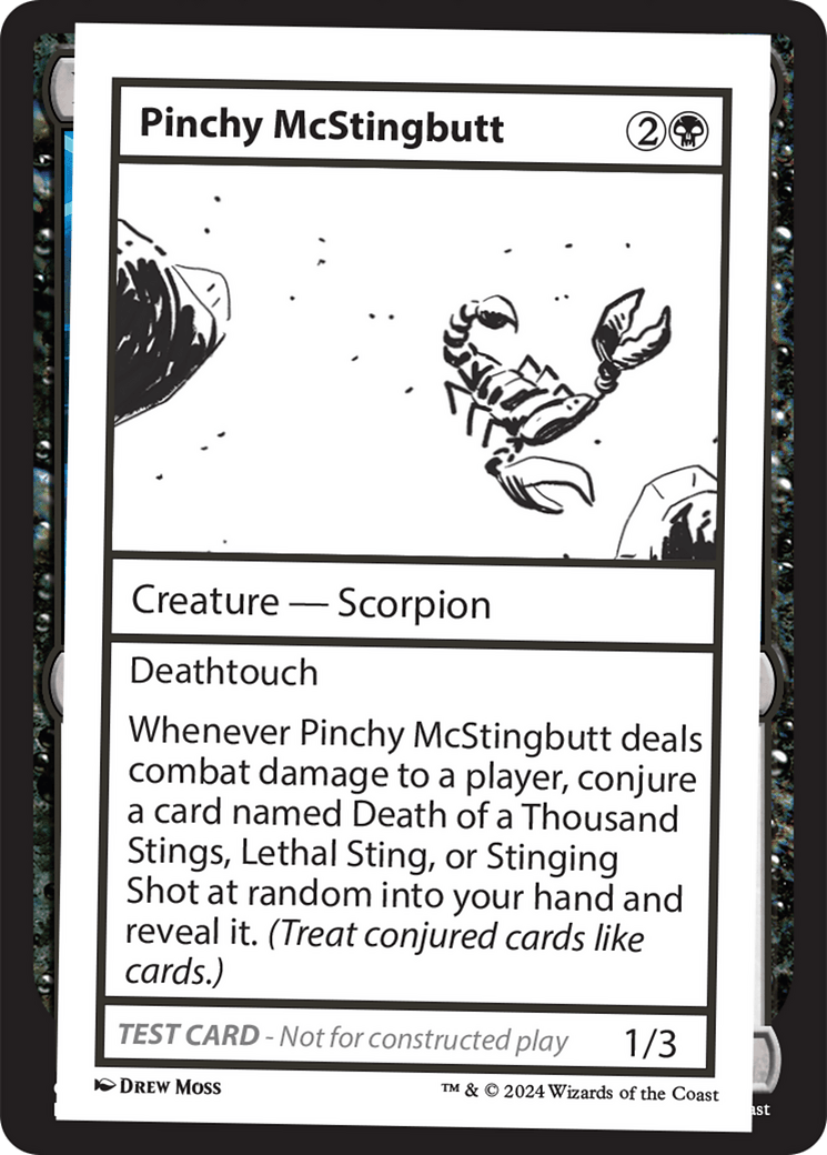 Pinchy McStingbutt [Mystery Booster 2 Playtest Cards] MTG Single Magic: The Gathering  | Multizone: Comics And Games