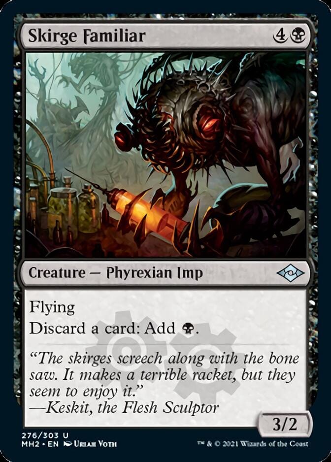 Skirge Familiar (Foil Etched) [Modern Horizons 2] MTG Single Magic: The Gathering  | Multizone: Comics And Games