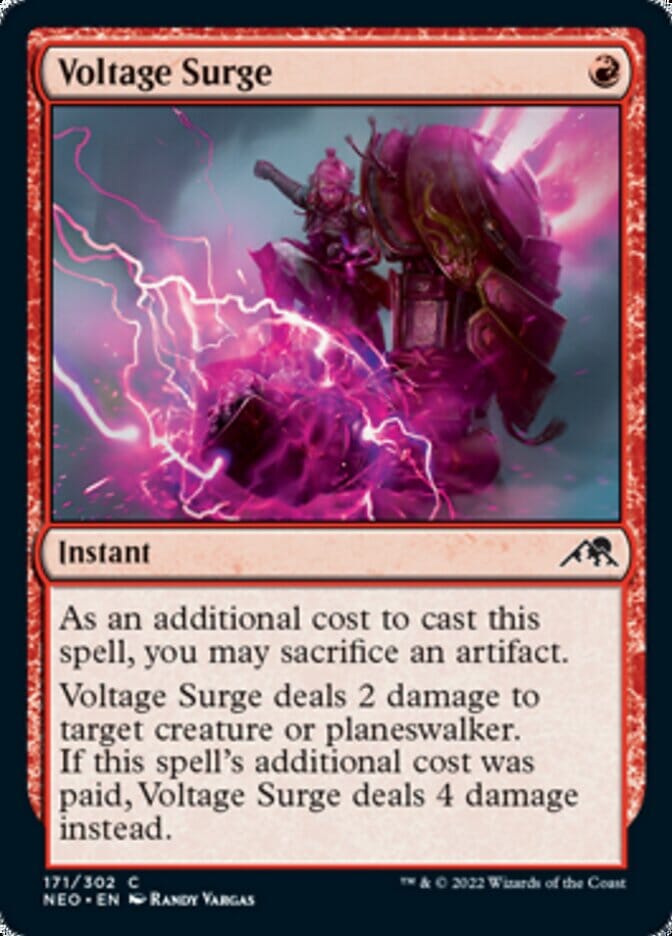 Voltage Surge [Kamigawa: Neon Dynasty] MTG Single Magic: The Gathering  | Multizone: Comics And Games