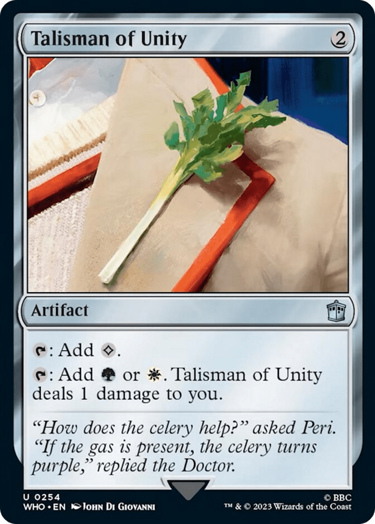 Talisman of Unity [Doctor Who] MTG Single Magic: The Gathering  | Multizone: Comics And Games